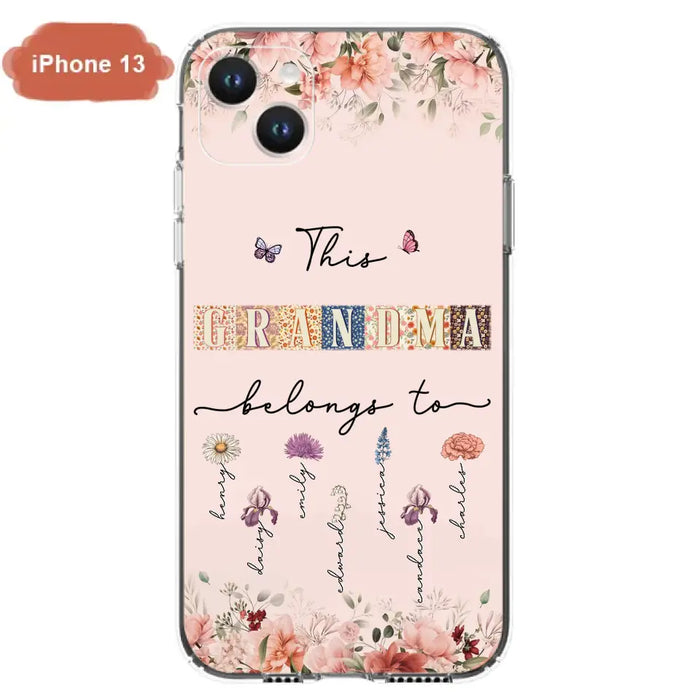 Custom Personalized Grandma/Mom Phone Case - Upto 7 Kids - Mother's Day Gift Idea for Grandma/Mom - Case for iPhone/Samsung