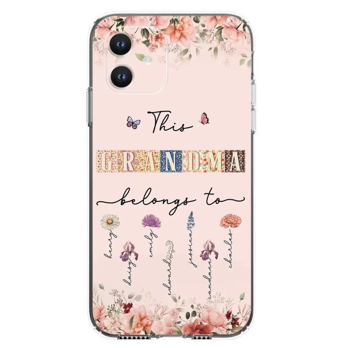 Custom Personalized Grandma/Mom Phone Case - Upto 7 Kids - Mother's Day Gift Idea for Grandma/Mom - Case for iPhone/Samsung