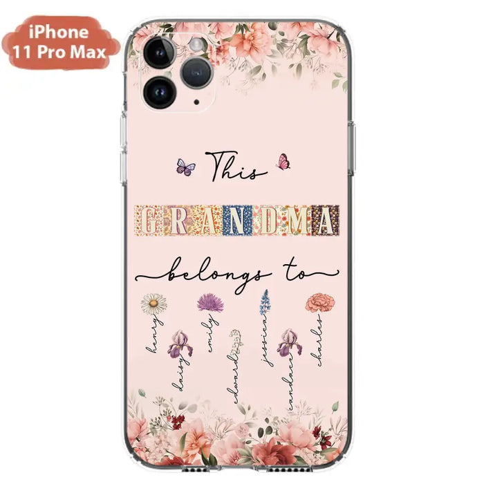 Custom Personalized Grandma/Mom Phone Case - Upto 7 Kids - Mother's Day Gift Idea for Grandma/Mom - Case for iPhone/Samsung