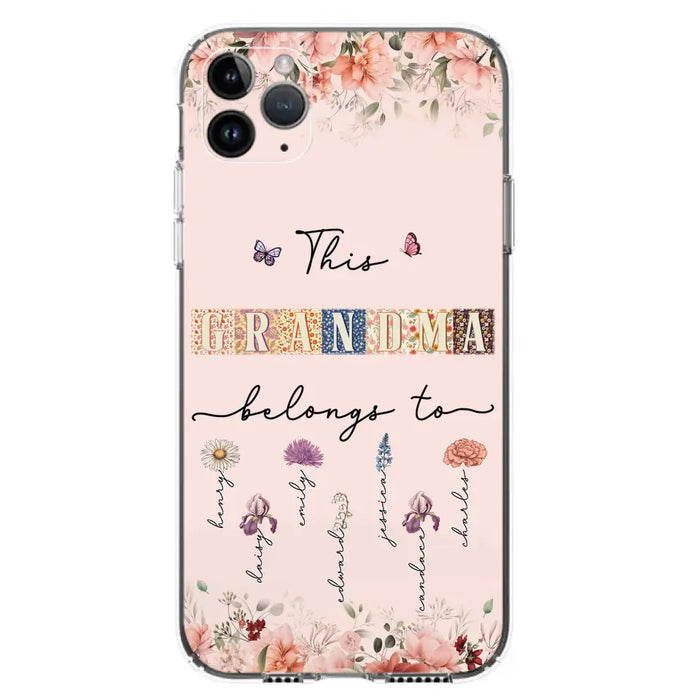 Custom Personalized Grandma/Mom Phone Case - Upto 7 Kids - Mother's Day Gift Idea for Grandma/Mom - Case for iPhone/Samsung