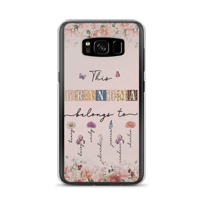 Custom Personalized Grandma/Mom Phone Case - Upto 7 Kids - Mother's Day Gift Idea for Grandma/Mom - Case for iPhone/Samsung