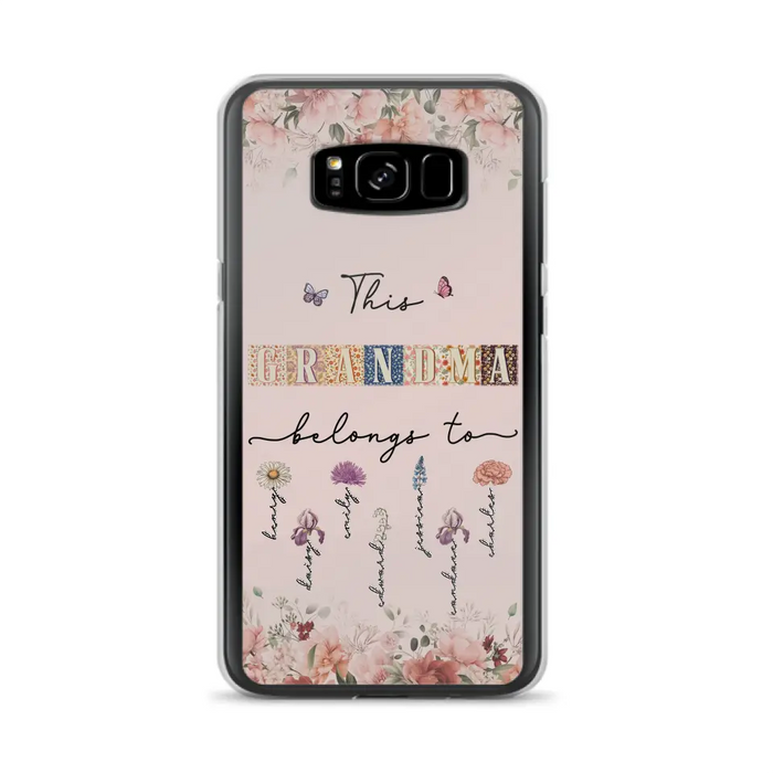 Custom Personalized Grandma/Mom Phone Case - Upto 7 Kids - Mother's Day Gift Idea for Grandma/Mom - Case for iPhone/Samsung