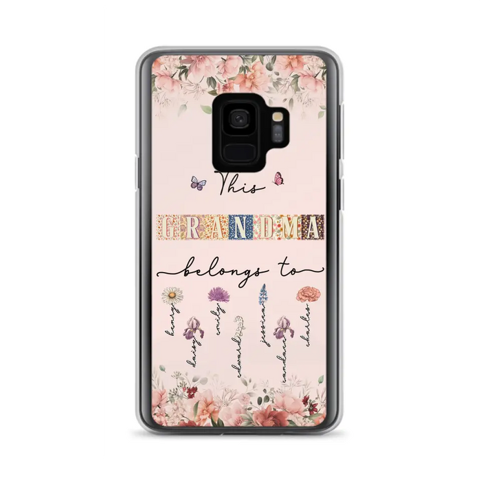 Custom Personalized Grandma/Mom Phone Case - Upto 7 Kids - Mother's Day Gift Idea for Grandma/Mom - Case for iPhone/Samsung