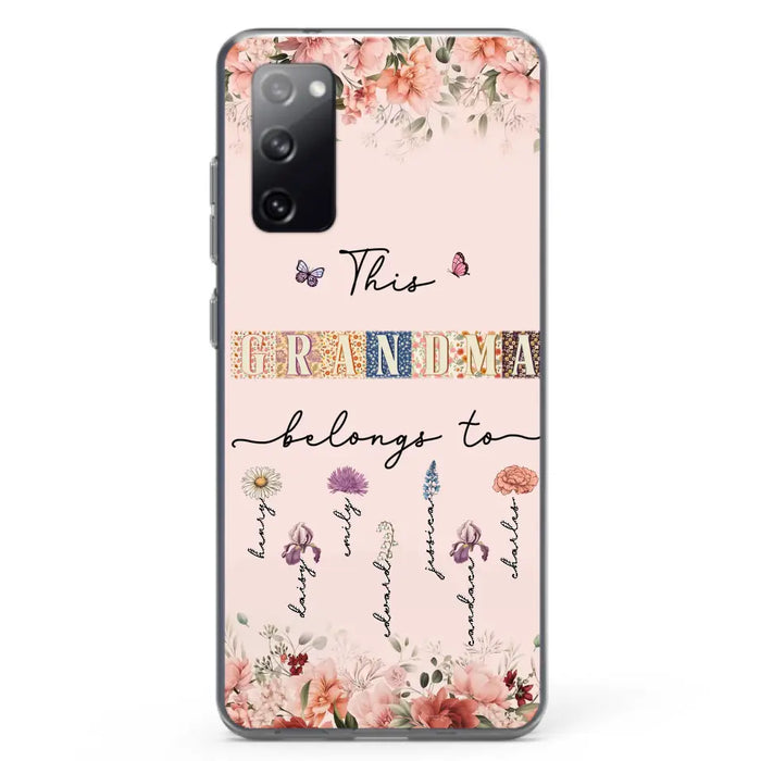 Custom Personalized Grandma/Mom Phone Case - Upto 7 Kids - Mother's Day Gift Idea for Grandma/Mom - Case for iPhone/Samsung