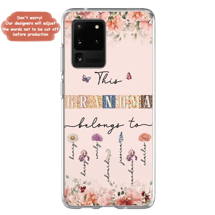 Custom Personalized Grandma/Mom Phone Case - Upto 7 Kids - Mother's Day Gift Idea for Grandma/Mom - Case for iPhone/Samsung