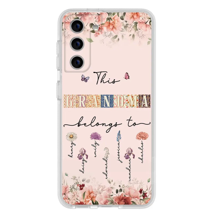 Custom Personalized Grandma/Mom Phone Case - Upto 7 Kids - Mother's Day Gift Idea for Grandma/Mom - Case for iPhone/Samsung