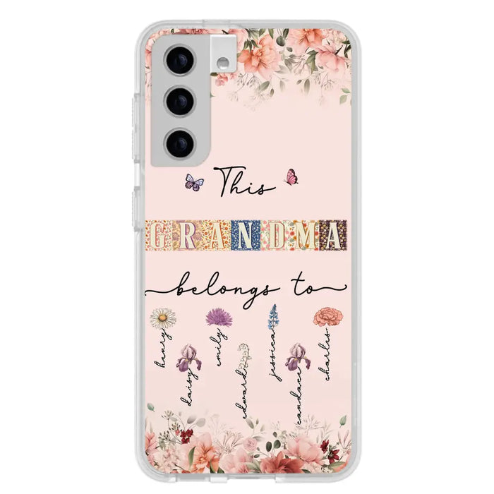 Custom Personalized Grandma/Mom Phone Case - Upto 7 Kids - Mother's Day Gift Idea for Grandma/Mom - Case for iPhone/Samsung