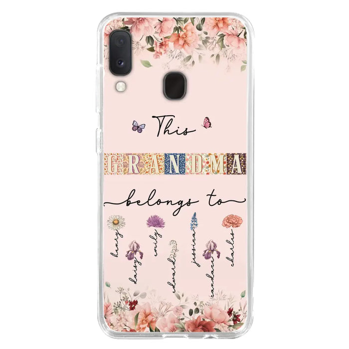 Custom Personalized Grandma/Mom Phone Case - Upto 7 Kids - Mother's Day Gift Idea for Grandma/Mom - Case for iPhone/Samsung