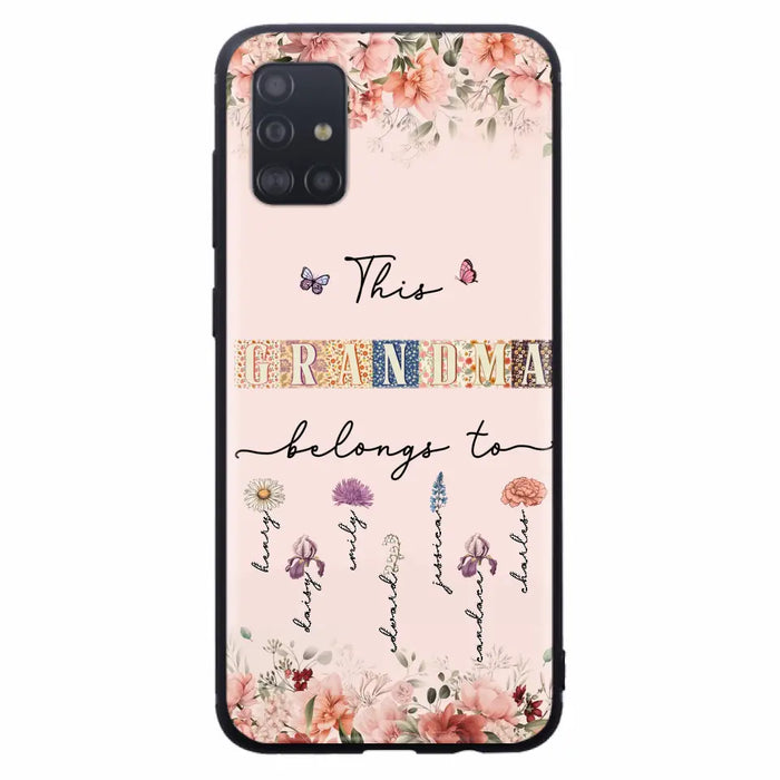 Custom Personalized Grandma/Mom Phone Case - Upto 7 Kids - Mother's Day Gift Idea for Grandma/Mom - Case for iPhone/Samsung