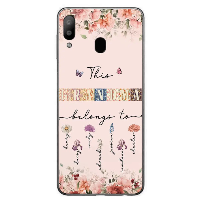 Custom Personalized Grandma/Mom Phone Case - Upto 7 Kids - Mother's Day Gift Idea for Grandma/Mom - Case for iPhone/Samsung