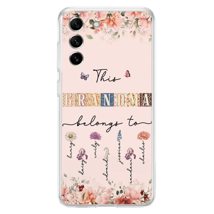 Custom Personalized Grandma/Mom Phone Case - Upto 7 Kids - Mother's Day Gift Idea for Grandma/Mom - Case for iPhone/Samsung