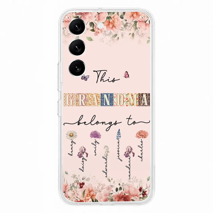 Custom Personalized Grandma/Mom Phone Case - Upto 7 Kids - Mother's Day Gift Idea for Grandma/Mom - Case for iPhone/Samsung