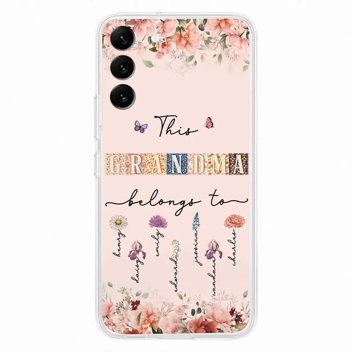 Custom Personalized Grandma/Mom Phone Case - Upto 7 Kids - Mother's Day Gift Idea for Grandma/Mom - Case for iPhone/Samsung