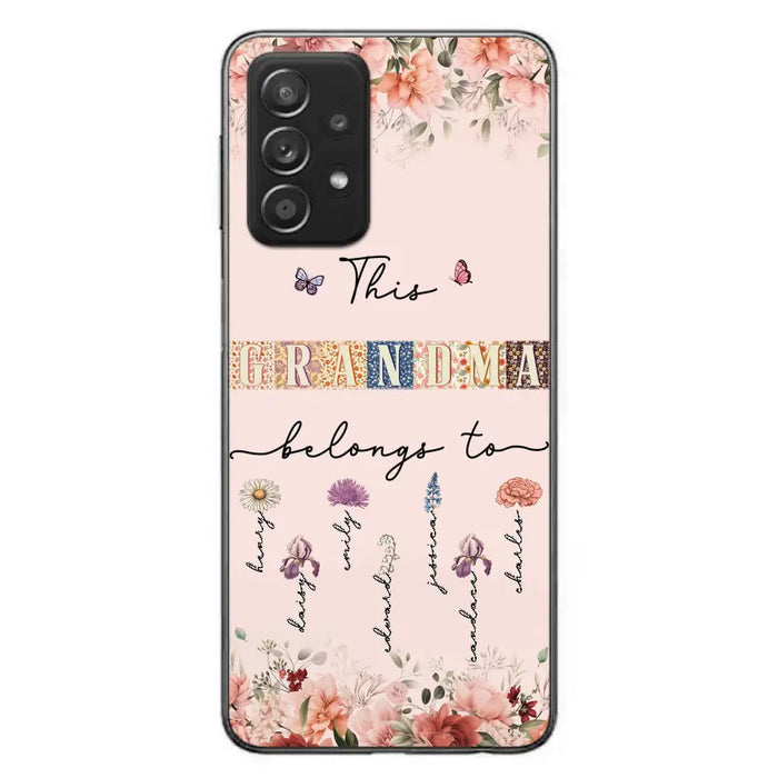 Custom Personalized Grandma/Mom Phone Case - Upto 7 Kids - Mother's Day Gift Idea for Grandma/Mom - Case for iPhone/Samsung