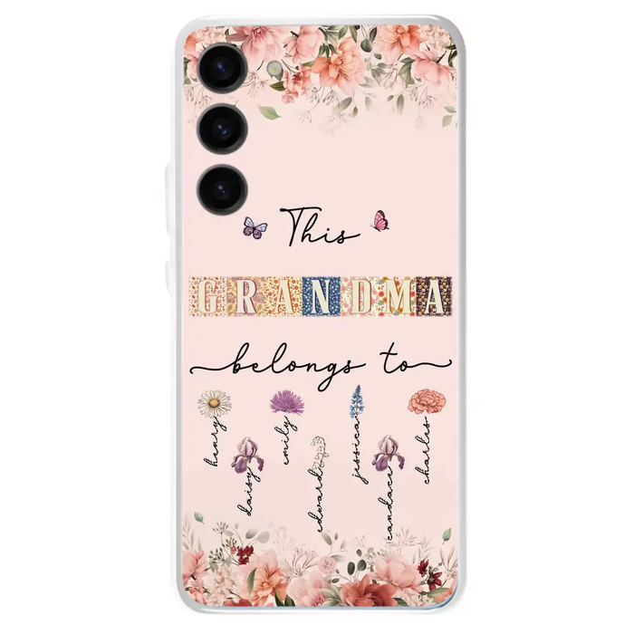 Custom Personalized Grandma/Mom Phone Case - Upto 7 Kids - Mother's Day Gift Idea for Grandma/Mom - Case for iPhone/Samsung