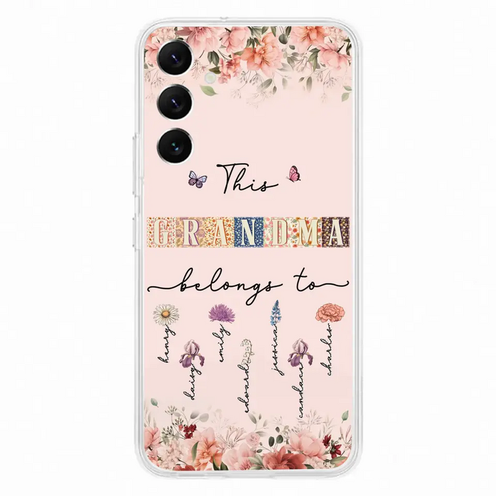 Custom Personalized Grandma/Mom Phone Case - Upto 7 Kids - Mother's Day Gift Idea for Grandma/Mom - Case for iPhone/Samsung