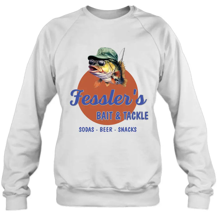 Custom Personalized Fishing Shirt/Hoodie - Father's Day Gift Idea for Fishing Lovers - Bait & Tackle