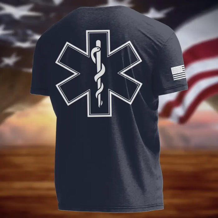 Custom Personalized EMS/EMT/Paramedic AOP T-shirt - Gift Idea For Paramedic