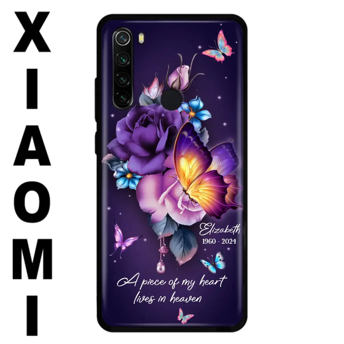 Custom Personalized Butterfly Memorial Phone Case - Memorial Gift Idea - Case For Xiaomi/ Oppo/ Huawei