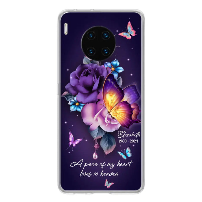 Custom Personalized Butterfly Memorial Phone Case - Memorial Gift Idea - Case For Xiaomi/ Oppo/ Huawei