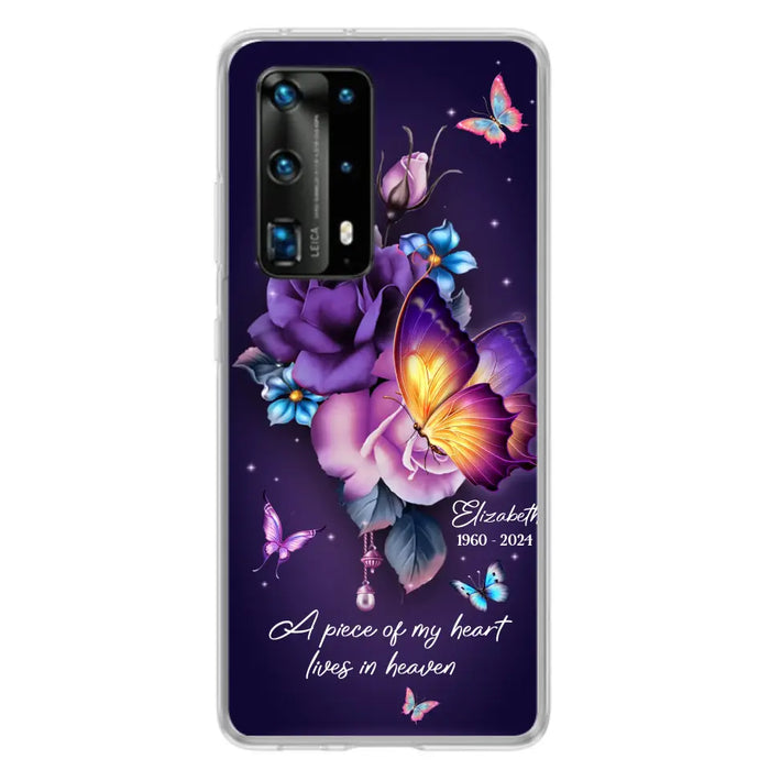 Custom Personalized Butterfly Memorial Phone Case - Memorial Gift Idea - Case For Xiaomi/ Oppo/ Huawei