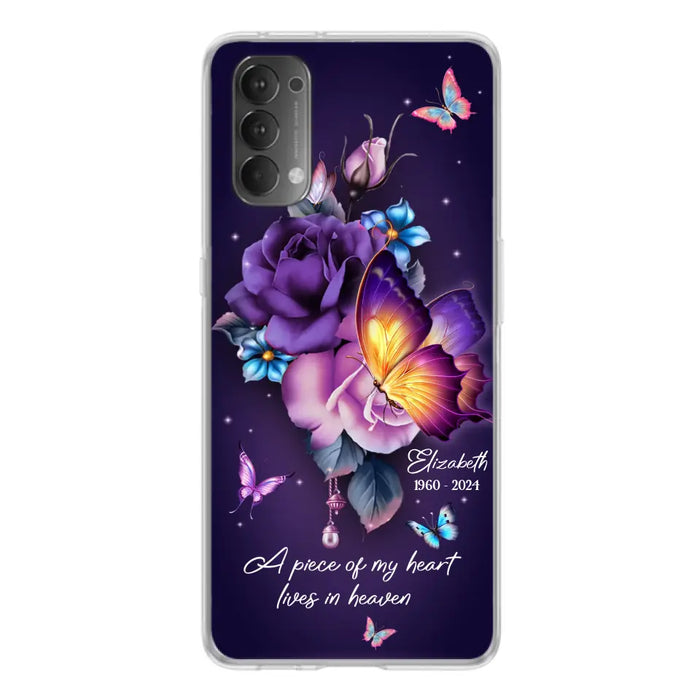 Custom Personalized Butterfly Memorial Phone Case - Memorial Gift Idea - Case For Xiaomi/ Oppo/ Huawei