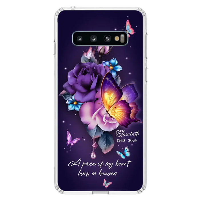 Custom Personalized Butterfly Memorial Phone Case - Memorial Gift Idea - Case for iPhone/Samsung