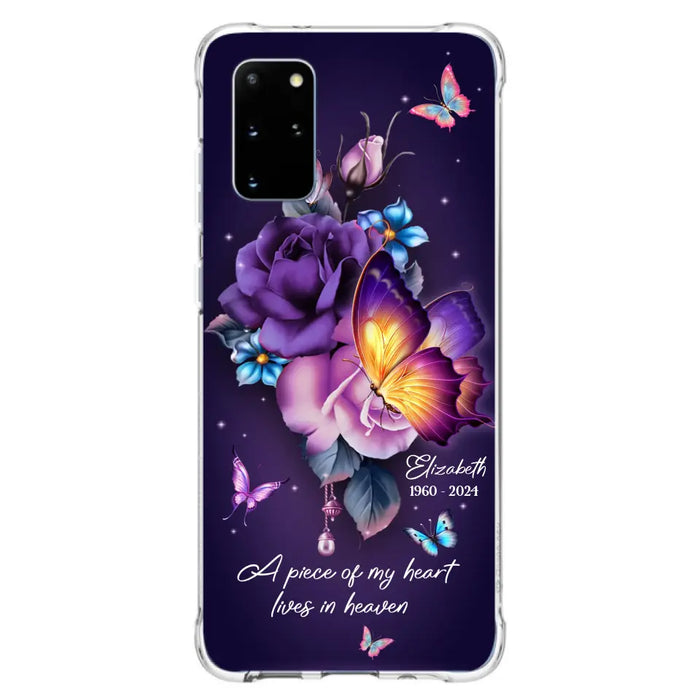 Custom Personalized Butterfly Memorial Phone Case - Memorial Gift Idea - Case for iPhone/Samsung