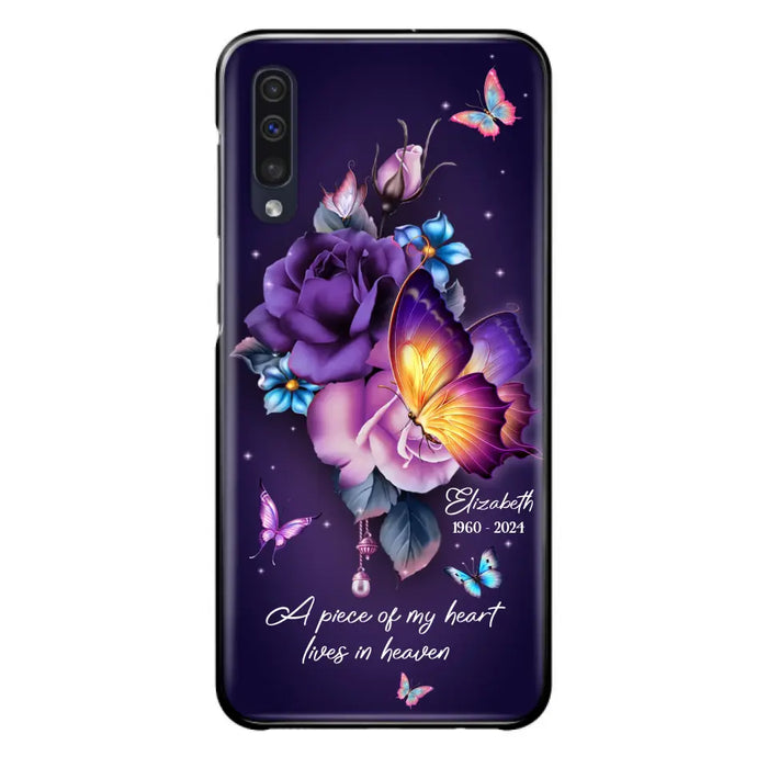 Custom Personalized Butterfly Memorial Phone Case - Memorial Gift Idea - Case for iPhone/Samsung