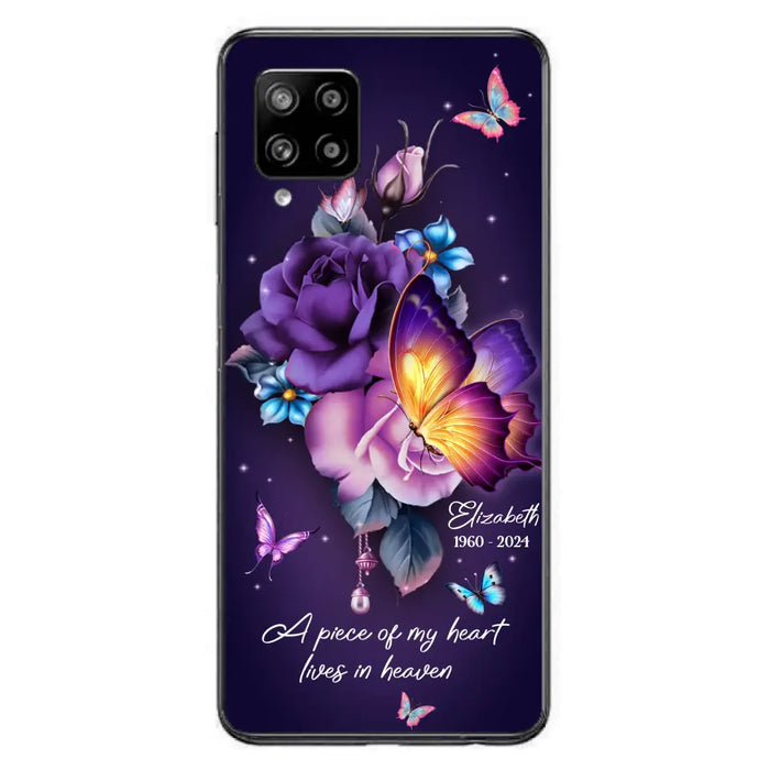 Custom Personalized Butterfly Memorial Phone Case - Memorial Gift Idea - Case for iPhone/Samsung