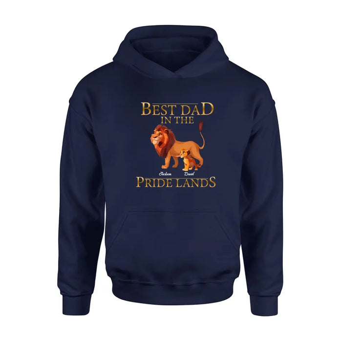 Custom Personalized Lion Shirt/Hoodie - Upto 7 Children - Father's Day Gift Idea - Best Dad In The Pride Lands