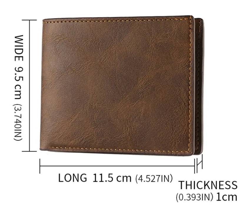 Personalized Dad Leather Wallet - Up to 4 Kids - Father's Day Gift Idea For Dad/Husband - This Wallet Belongs To The World's Best Dad