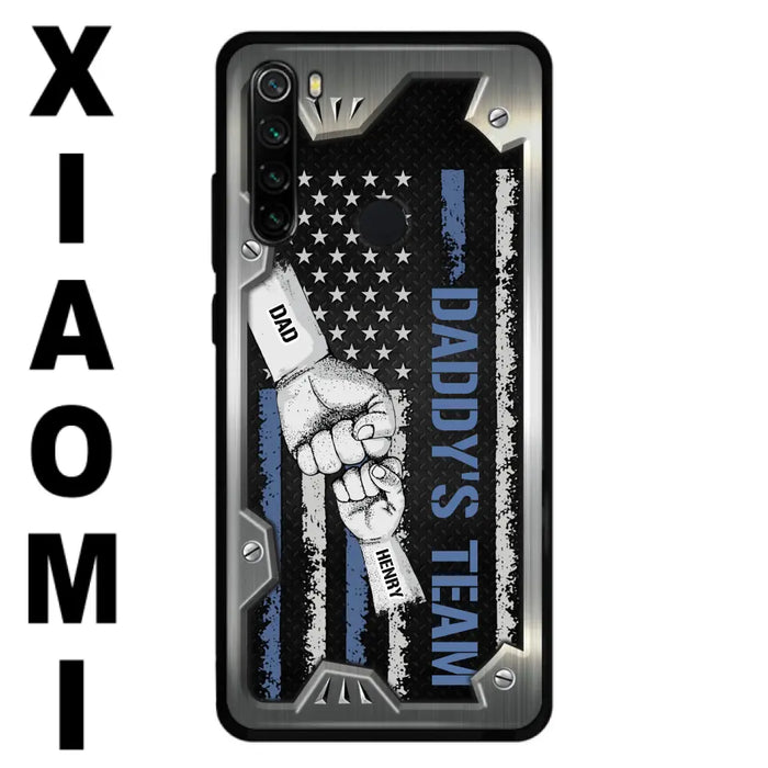 Custom Personalized Daddy's Team Phone Case - Father's Day Gift Idea For Dad/ Grandpa - Case For Xiaomi/ Oppo/ Huawei