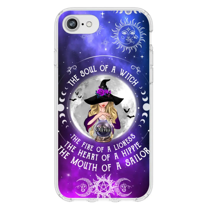 Personalized Witch Phone Case - Halloween Gift Idea For Witch Lovers - The Soul Of A Witch - Case For iPhone/Samsung