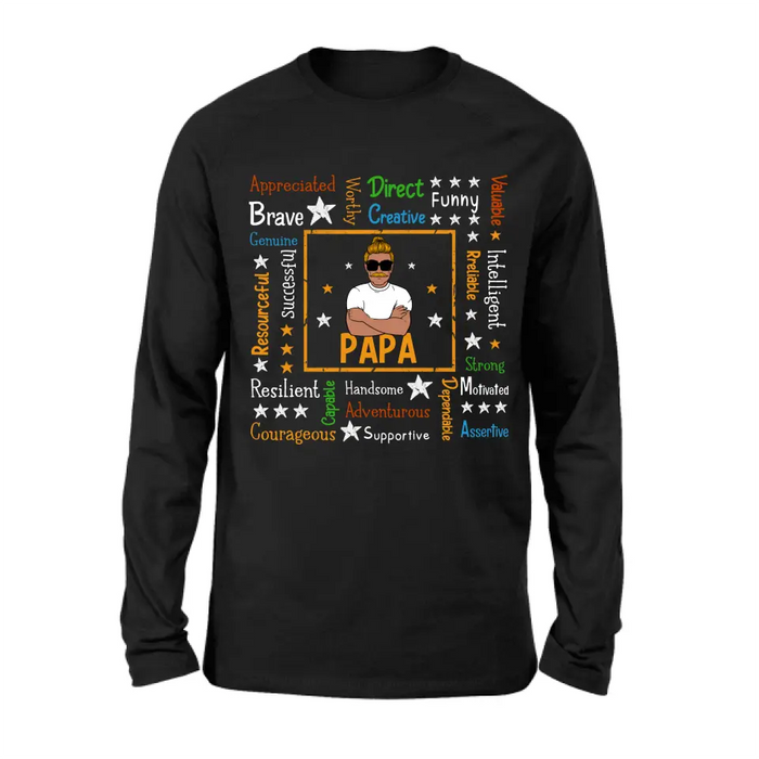 Custom Personalized Daddy Affirmation Shirt/ Hoodie - Father's Day Gift Idea For Dad/ Grandpa