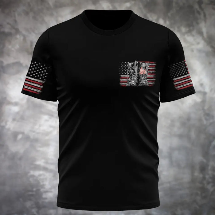 Custom Personalized Veteran All-Over Print T-Shirt - Gift Idea For Veterans Day - This Is USA