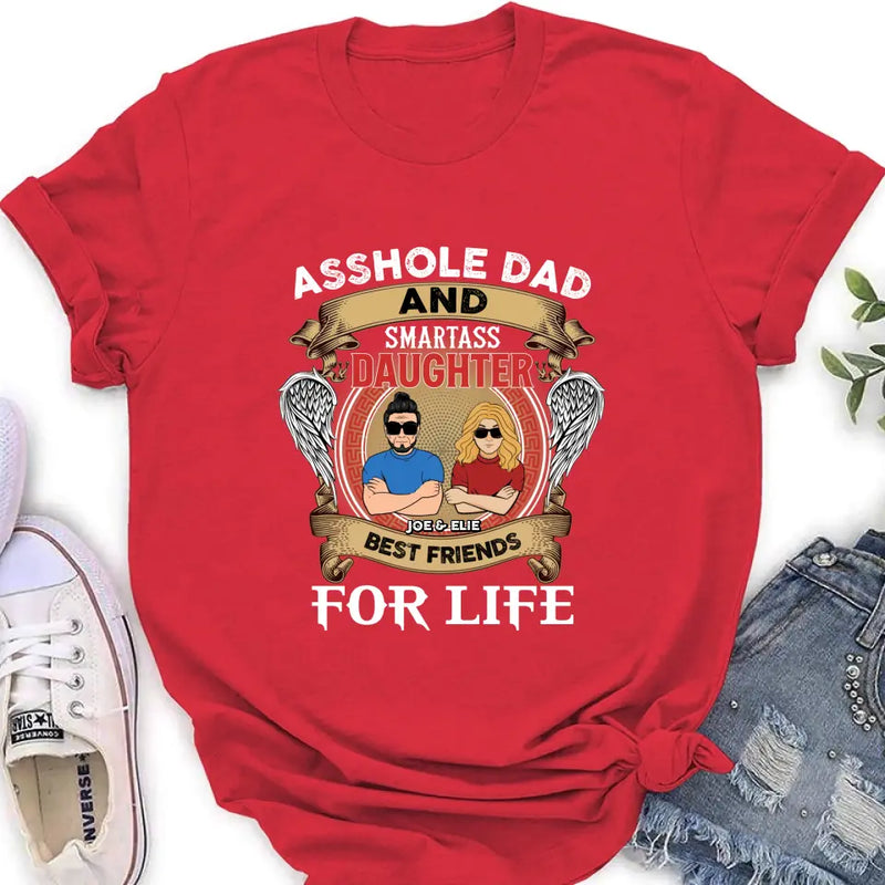 Personalized Father And Daughter/Son T-shirt/Long Sleeve/Sweatshirt/Hoodie - Gift Idea For Father's Day