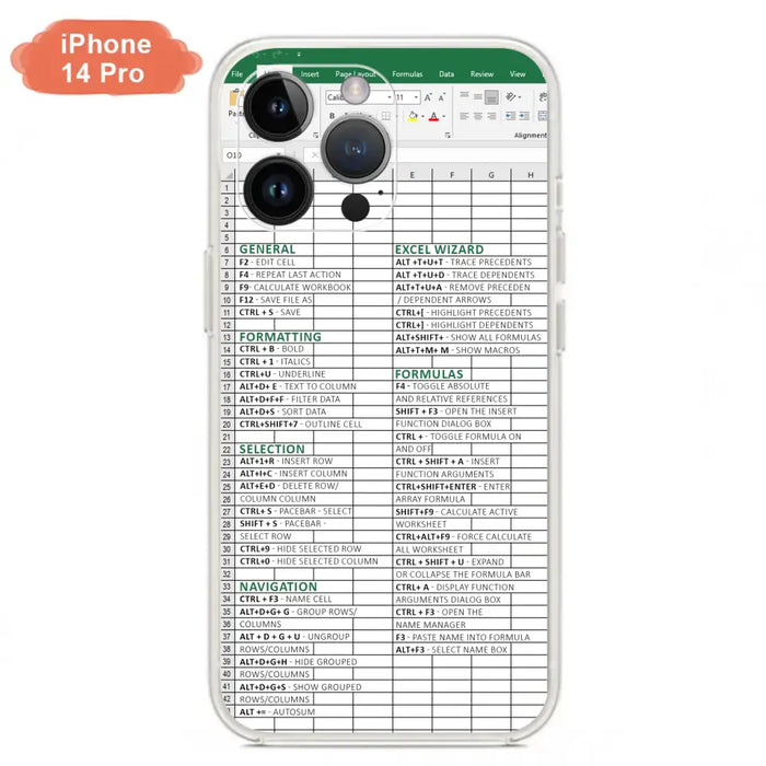 Personalized Excel Phone Case - Gift Idea For Excel Lovers - Cases For iPhone/Samsung