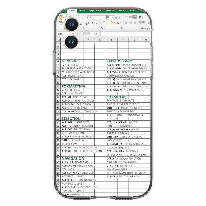 Personalized Excel Phone Case - Gift Idea For Excel Lovers - Cases For iPhone/Samsung