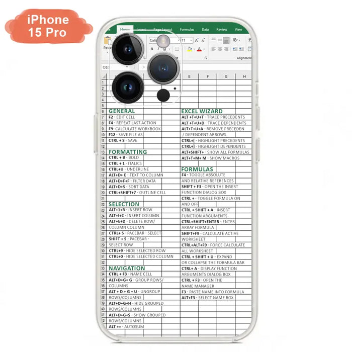 Personalized Excel Phone Case - Gift Idea For Excel Lovers - Cases For iPhone/Samsung