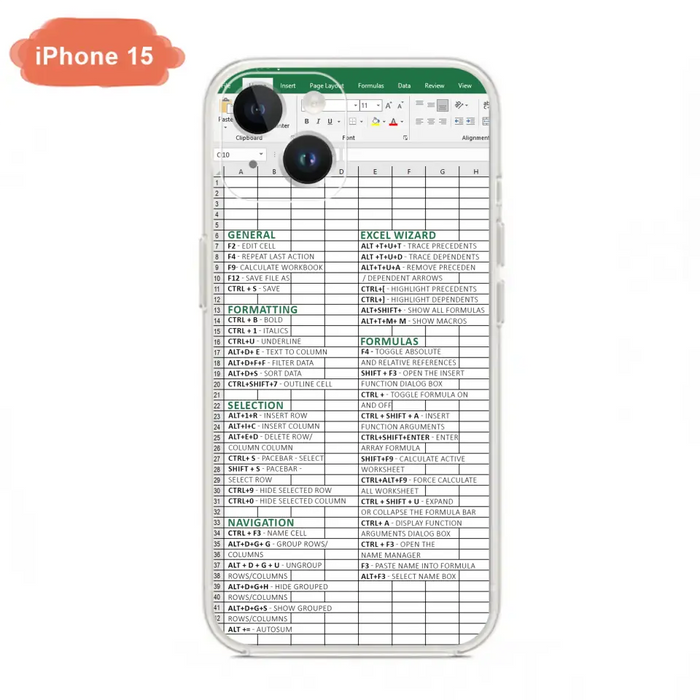 Personalized Excel Phone Case - Gift Idea For Excel Lovers - Cases For iPhone/Samsung