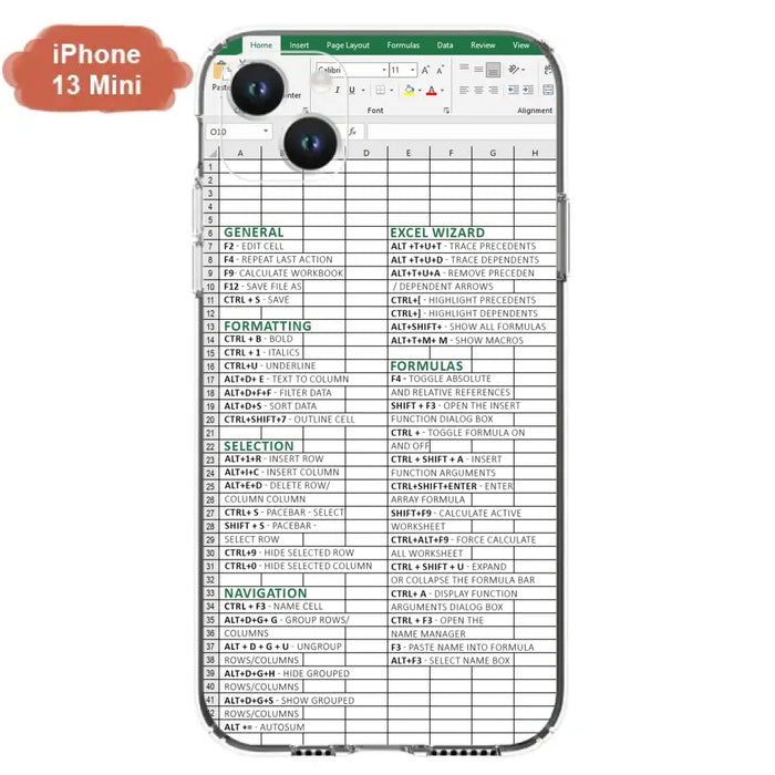 Personalized Excel Phone Case - Gift Idea For Excel Lovers - Cases For iPhone/Samsung