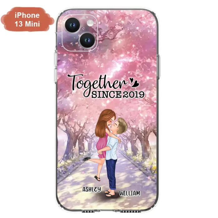 Personalized Couple Phone Case - Wedding/Anniversary Gift Idea for Couple - Together Since 2019 - Case For iPhone/Samsung