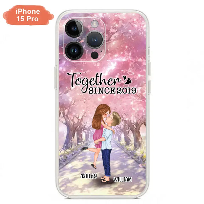 Personalized Couple Phone Case - Wedding/Anniversary Gift Idea for Couple - Together Since 2019 - Case For iPhone/Samsung