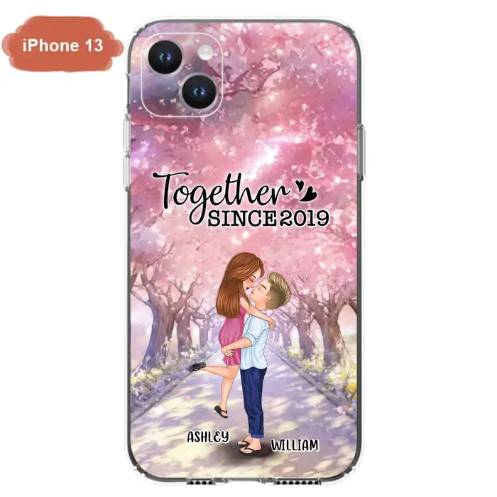 Personalized Couple Phone Case - Wedding/Anniversary Gift Idea for Couple - Together Since 2019 - Case For iPhone/Samsung