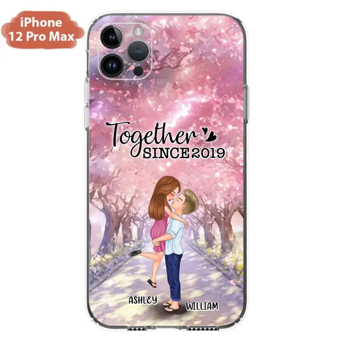 Personalized Couple Phone Case - Wedding/Anniversary Gift Idea for Couple - Together Since 2019 - Case For iPhone/Samsung