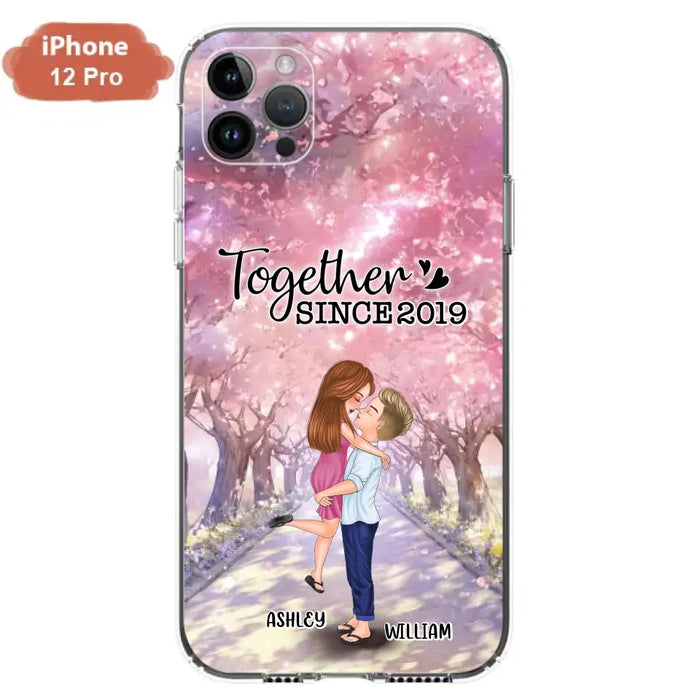 Personalized Couple Phone Case - Wedding/Anniversary Gift Idea for Couple - Together Since 2019 - Case For iPhone/Samsung