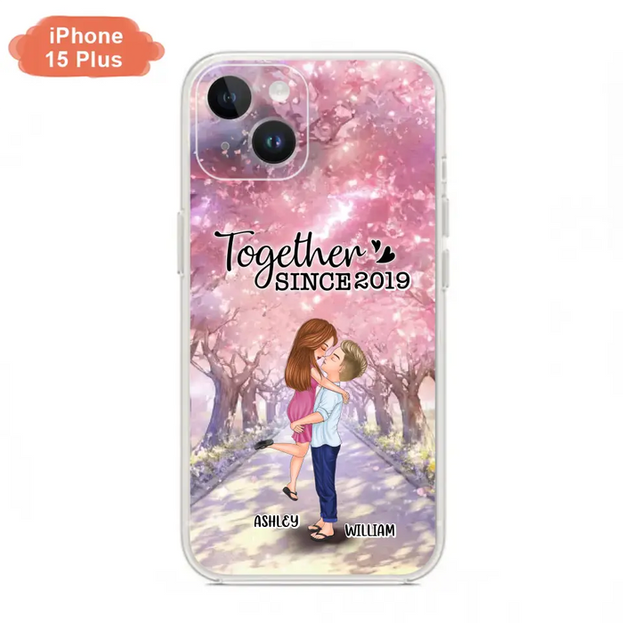 Personalized Couple Phone Case - Wedding/Anniversary Gift Idea for Couple - Together Since 2019 - Case For iPhone/Samsung