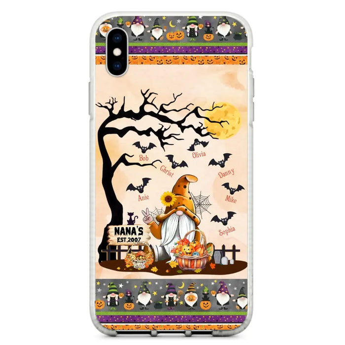 Custom Personalized Boo Grandma Phone Case - Halloween Gift For Grandma - Upto 7 Kids - Case For iPhone/ Samsung