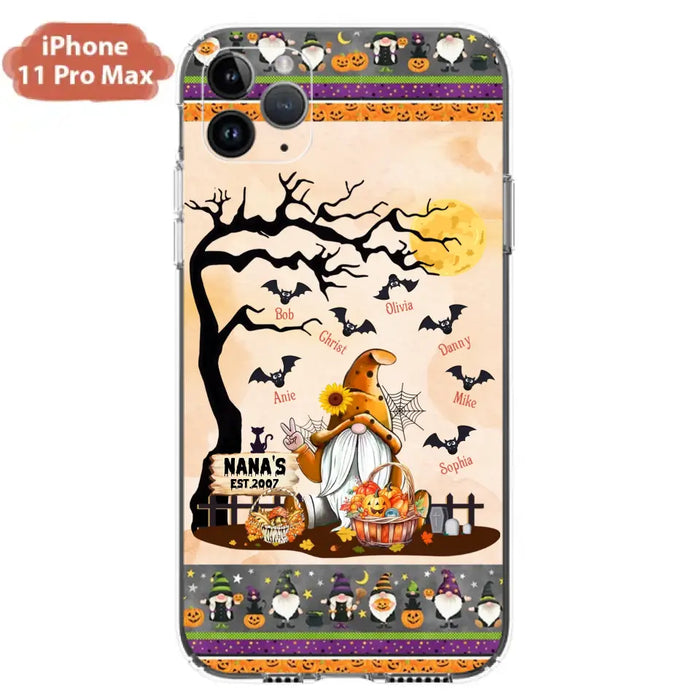 Custom Personalized Boo Grandma Phone Case - Halloween Gift For Grandma - Upto 7 Kids - Case For iPhone/ Samsung